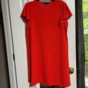 Brite orange A line dress Tiana B